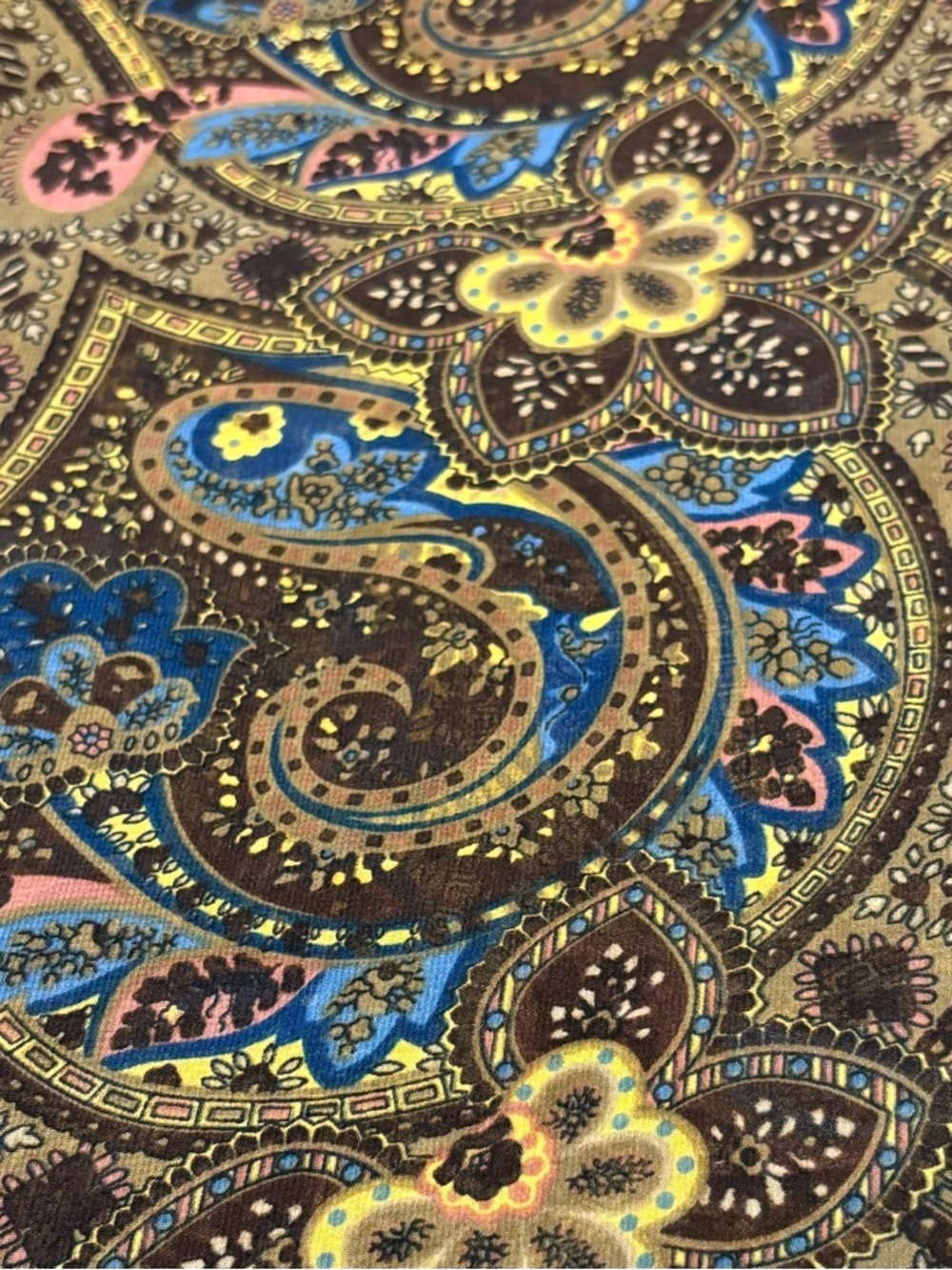 Double D Ranch Y2K Woodlands Paisley Georgette Tank Top Womens S Coastal Cowgirl - Picture 5 of 10